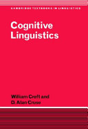 Find Cognitive Linguistics at Google Books