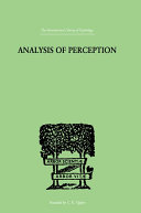 Find Analysis Of Perception at Google Books