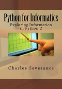 Find Python for Informatics: Exploring Information at Google Books